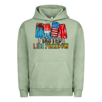 Pigment Oil Green tasted like freedom Urban Hoodie - RacoonDesign