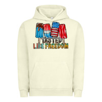 Pigment Pistachio tasted like freedom Urban Hoodie - RacoonDesign