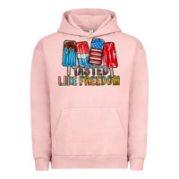 Pigment Salmon tasted like freedom Urban Hoodie - RacoonDesign