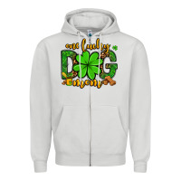 One Lucky Dog Mom St. Patrick's Zipper Hoodie | Teevron