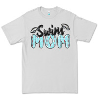 Dove Grey swim mom Premium Tee - MaliasSmallBusiness