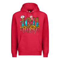 Cardinal Western ICU Intensive Care Unit Nurse Premium Hoodie - FaDigitalArtStudio