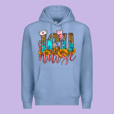 Western Icu Intensive Care Unit Nurse Premium Hoodie Designed By Fadigitalartstudio