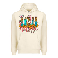Tofu Western ICU Intensive Care Unit Nurse Premium Hoodie - FaDigitalArtStudio