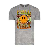 Cloud Rock fall vibes smiley face Vintage Tee - BarkalooDesign