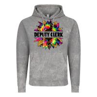Cloud Rock deputy clerk tie dye sunflower Vintage Hoodie - Jasminsmagicworld