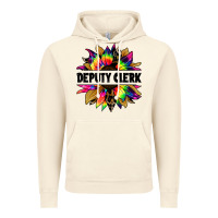 Vintage Artic deputy clerk tie dye sunflower Vintage Hoodie - Jasminsmagicworld