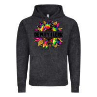 Vintage Black deputy clerk tie dye sunflower Vintage Hoodie - Jasminsmagicworld