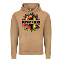 Vintage Camel deputy clerk tie dye sunflower Vintage Hoodie - Jasminsmagicworld