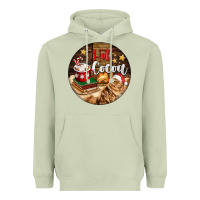 Matcha Hot Cocoa With Cat Heavyweight Hoodie - FaDigitalArtStudio