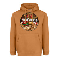 Meerkat Hot Cocoa With Cat Heavyweight Hoodie - FaDigitalArtStudio