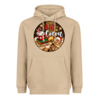 Mushroom Hot Cocoa With Cat Heavyweight Hoodie - FaDigitalArtStudio
