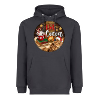 Smoke Hot Cocoa With Cat Heavyweight Hoodie - FaDigitalArtStudio