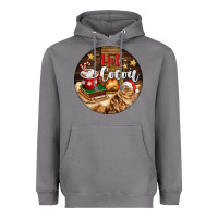 Storm Hot Cocoa With Cat Heavyweight Hoodie - FaDigitalArtStudio