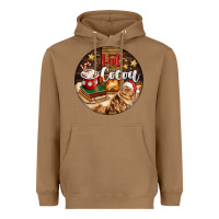 Hot Cocoa With Cat Heavyweight Hoodie | Teevron