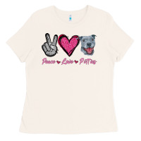 Bone Peace Love Pitties Ladies Tee - Jasminsmagicworld