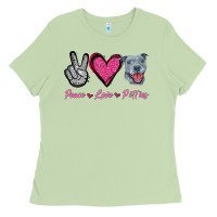 Matcha Peace Love Pitties Ladies Tee - Jasminsmagicworld
