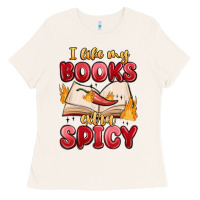 Bone i like my books extra spicy Ladies Tee - MaliasSmallBusiness