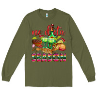 Army Green No Dieta Season Long Sleeve Tee - texasbilliewilder