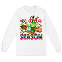 White No Dieta Season Long Sleeve Tee - texasbilliewilder