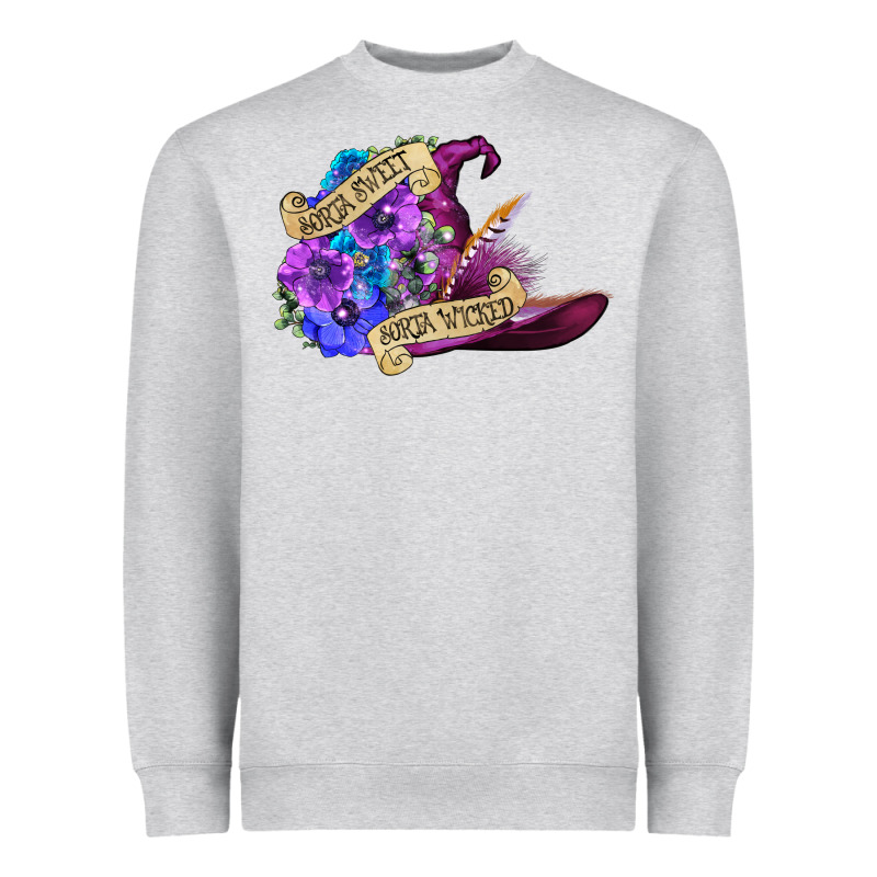 Sorta Sweet Sorta Wicked Heavyweight Sweatshirt by CowGirlArtShop | Teevron