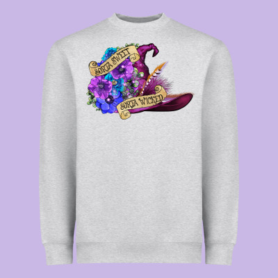 Sorta Sweet Sorta Wicked Heavyweight Sweatshirt Designed By Cowgirlartshop