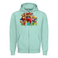 Seafoam Cinco de mayo truck Zipper Hoodie - FaDigitalArtStudio