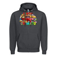 Smoke Cinco de mayo truck Zipper Hoodie - FaDigitalArtStudio