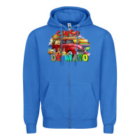 True Royal Cinco de mayo truck Zipper Hoodie - FaDigitalArtStudio