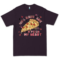 Plum you'll always have a pizza my heart Premium Tee - MaliasSmallBusiness