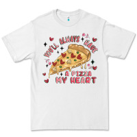 White you'll always have a pizza my heart Premium Tee - MaliasSmallBusiness
