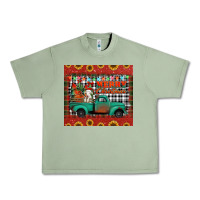 Oil Green merry christmas farm truck tumbler Urban Heavy Tee - Jasminsmagicworld