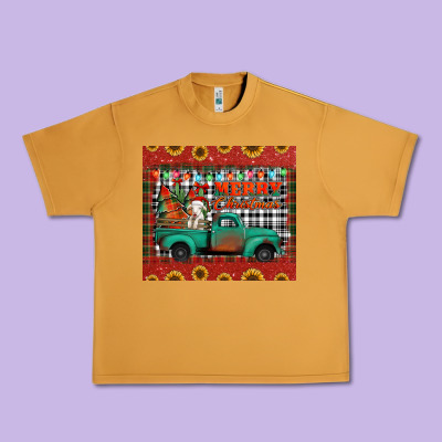 Merry Christmas Farm Truck Tumbler Urban Heavy Tee Designed By Jasminsmagicworld