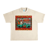 Sandshell merry christmas farm truck tumbler Urban Heavy Tee - Jasminsmagicworld
