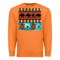 Carrot native american aztec seamless pattern 2 Premium Sweatshirt - BundleAndBundleShop
