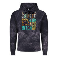 Cloud Black i pretend coffee helps but i'm still a bitch Vintage Hoodie - BarkalooDesign