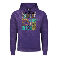 Cloud Purple i pretend coffee helps but i'm still a bitch Vintage Hoodie - BarkalooDesign