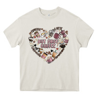 Cream but first coffee Heavy Core Tee - MaliasSmallBusiness
