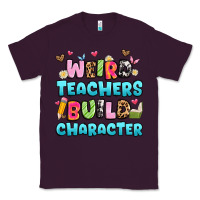 Plum weird teachers build character Classic Tee - Artiststas