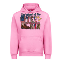 Fuchsia Pink the land yee the home of the haw Urban Hoodie - RacoonDesign