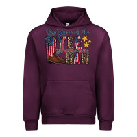 Mauve Wine the land yee the home of the haw Urban Hoodie - RacoonDesign