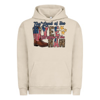 Pigment French Oak the land yee the home of the haw Urban Hoodie - RacoonDesign