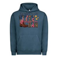 Pigment Midnight Navy the land yee the home of the haw Urban Hoodie - RacoonDesign