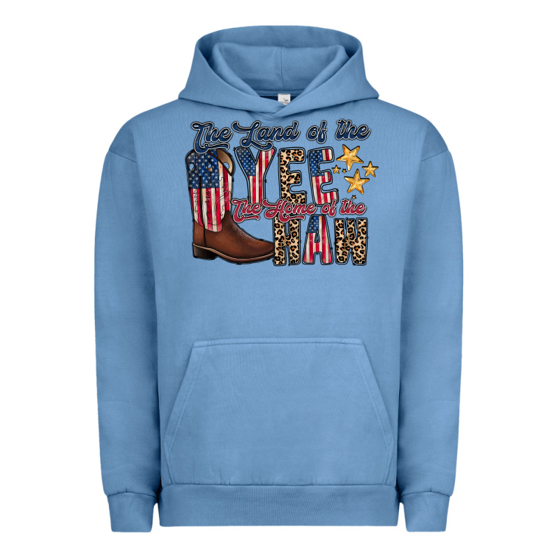 The Land Yee The Home Of The Haw Urban Hoodie by RacoonDesign | Teevron