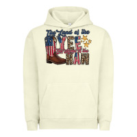 Pigment Pistachio the land yee the home of the haw Urban Hoodie - RacoonDesign