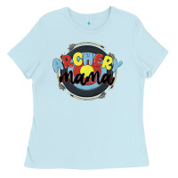 Baby Blue archery mama Ladies Tee - MaliasSmallBusiness