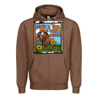 Chestnut western just a girl who loves horses Zipper Hoodie - OliviaCreatesArt