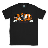 Black Hallowen Panda Classic Tee - LillyAllenDesigns