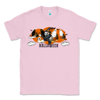 Bubblegum Pink Hallowen Panda Classic Tee - LillyAllenDesigns