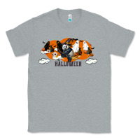 Heather Grey Hallowen Panda Classic Tee - LillyAllenDesigns